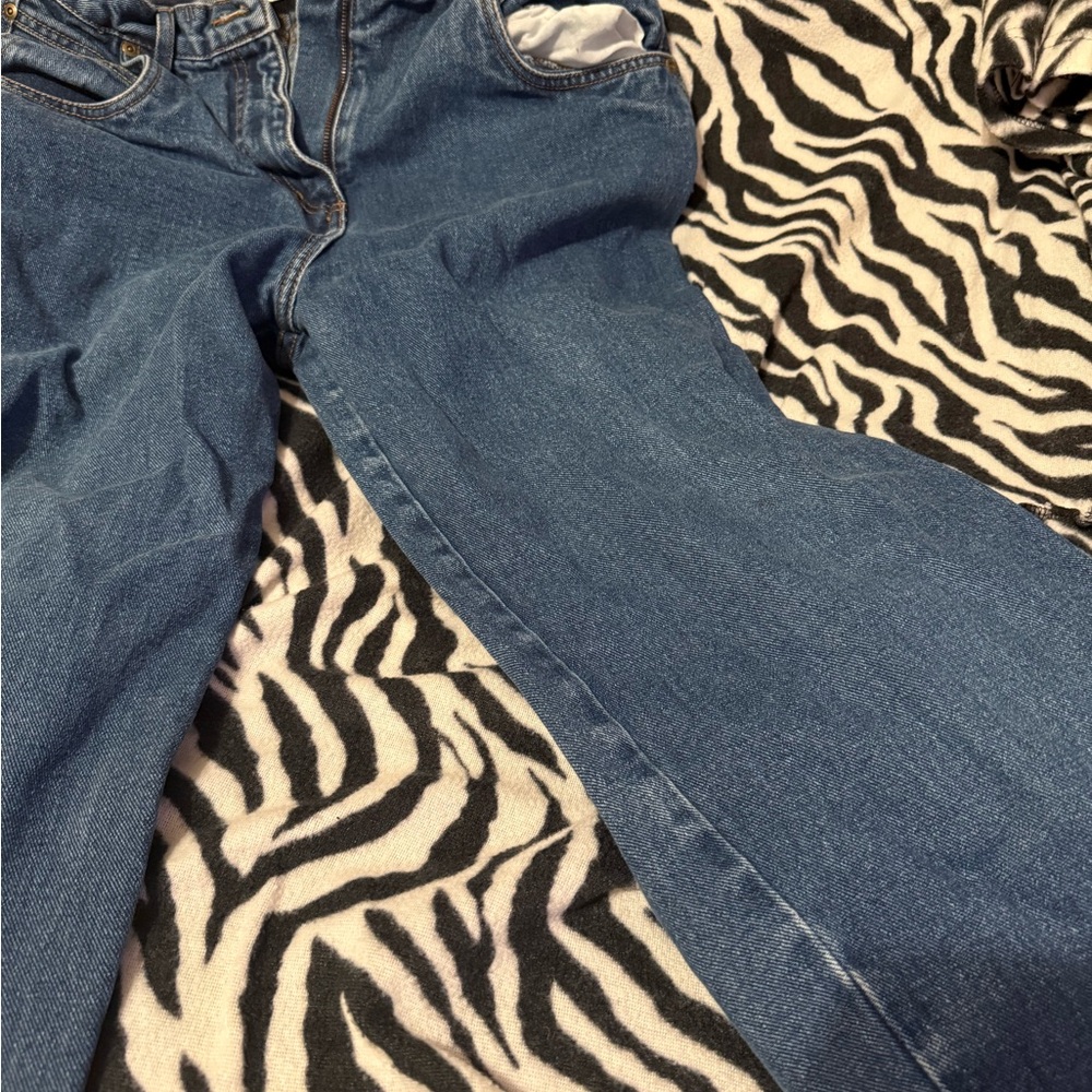 Christopher & Banks Blue Straight Leg Jeans